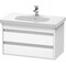 Duravit Ketho Wall-Mounted Vanity Unit Kt664701818 White Matt KT664701818 - alternate 1
